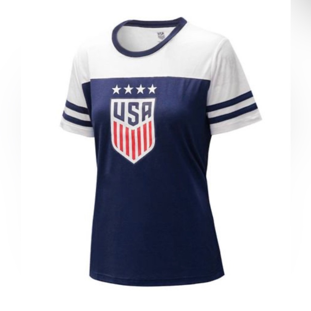 NWT USA Soccer Women's World Cup USWNT Fashion T-Shirt MED